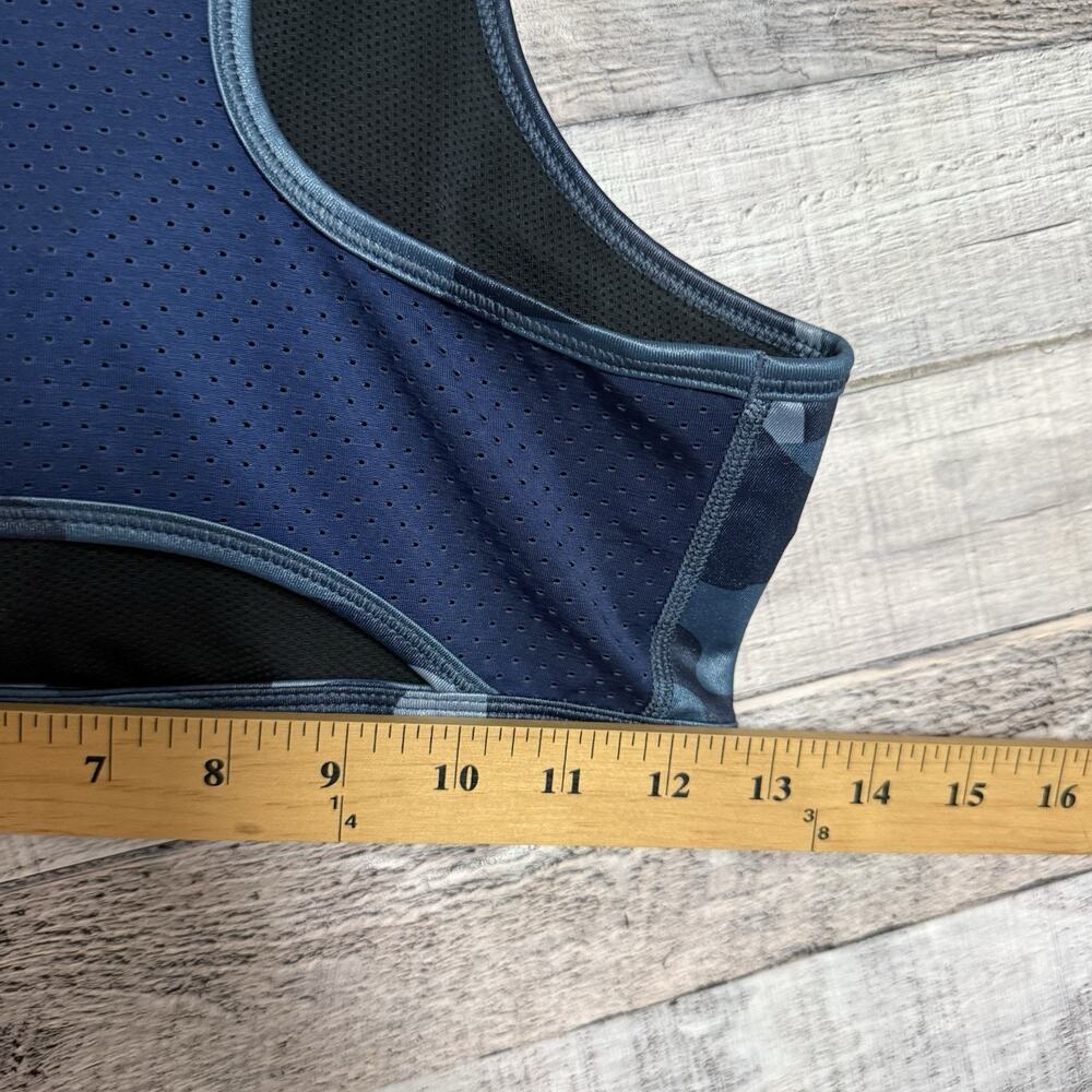 Nike Dri-FIT Swoosh DD1199-493 Women's Ashen Slate/Midnight Navy Sports Bra S - Picture 6 of 6